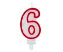 Świeczka urodzinowa ''6'' PF-SCC/6