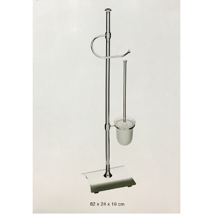 Szczotka do wc z wieszakiem na papier toaletowy SANWOOD