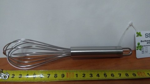 Trzepaczka nierdzewna do piany 20cm
