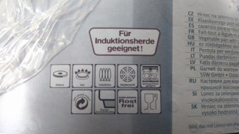 Garnek 10l ze stali nierdzewnej + szklana pokrywka fi-26 VITALO | 400120