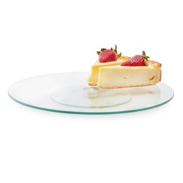 Patera szklana okrągła obrotowa 30cm TAMARA