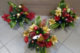 Stroik bombki + świeczka Boże Narodzenie Venecja D