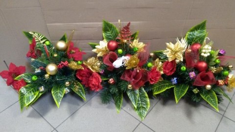 Stroik bombki + świeczka Boże Narodzenie Venecja D