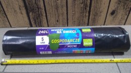 Worki na śmieci 240l A'5 120/130cm GOSPODARCZE
