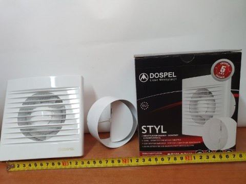 Wentylator osiowy z przepustnicą STYL 100S-P