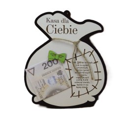 Worek KASA DLA CIEBIE ''50'' 21 x 13 cm. P242W50