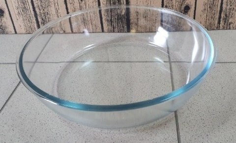 Miska szklana ŻAROODPORNA 32 x 8 cm