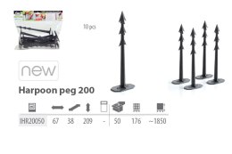 Szpilka do agrowłókniny HARPOON PEG 200 67x38x209mm 50szt.