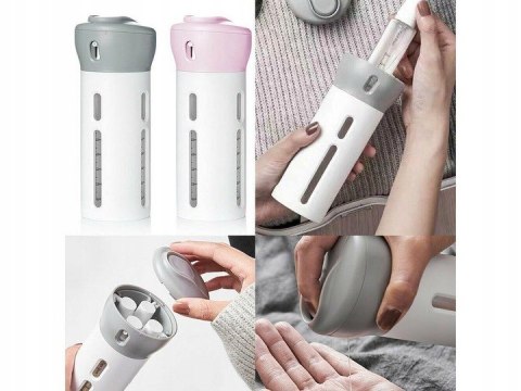 Zestaw pojemników podróżnych na kosmetyki płyny 15832