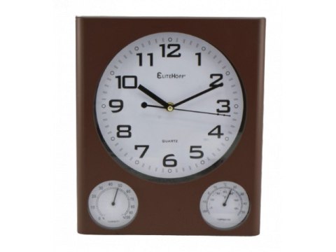 Zegar ścienny z barometrem 6751